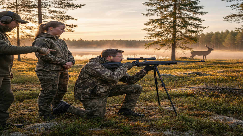 Skjutteknik – grundställningar och andning