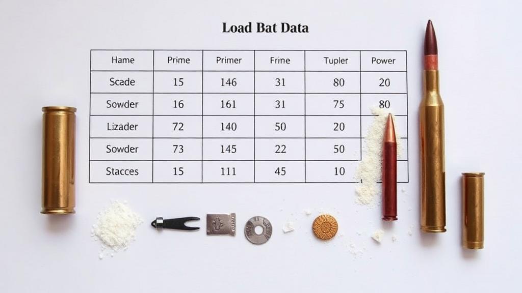 Kruttyper och laddningsdata