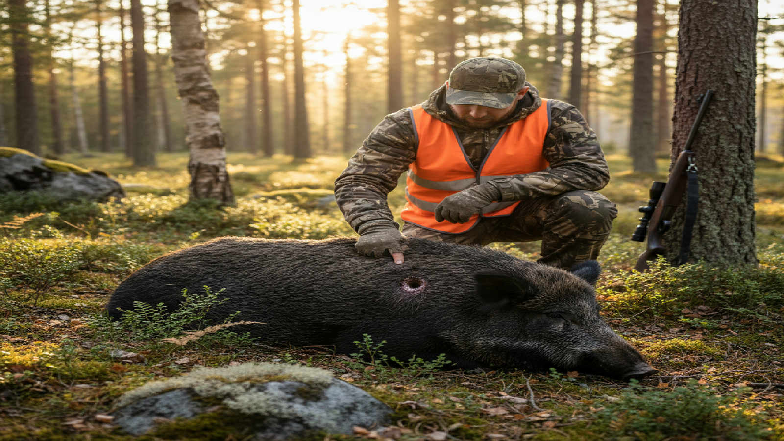 Viltträffbild och skottplacering